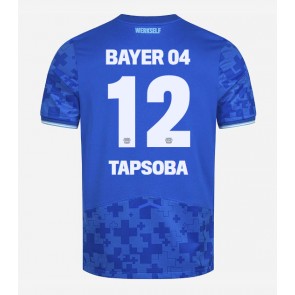 Billiga Bayer Leverkusen Edmond Tapsoba #12 Tredjeställ 2025-26 Kortärmad